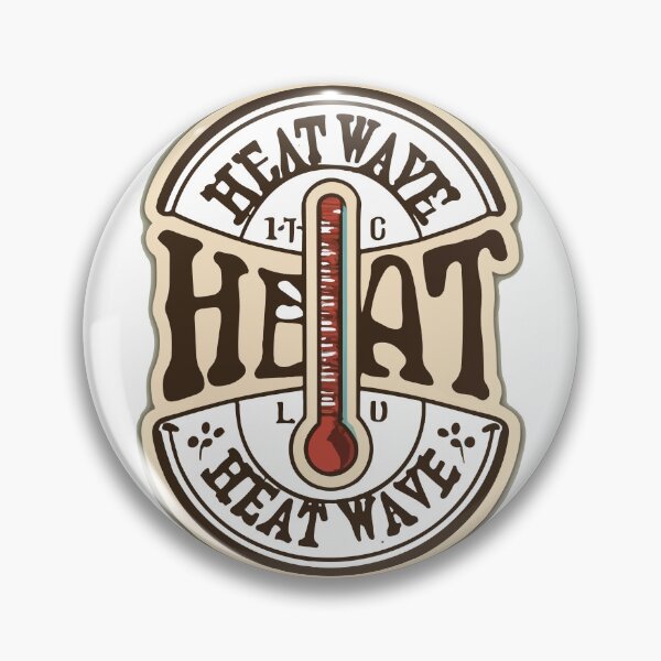 Item preview, Rustic Vintage Thermometer - Heat Wave Typography designed and sold by NiftyWrx.