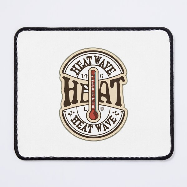 Item preview, Rustic Vintage Thermometer - Heat Wave Typography designed and sold by NiftyWrx.