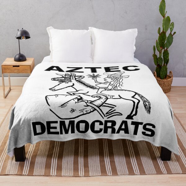 Item preview, AZTEC ~ DEMOCRATS ~ DONKEY TRAMPLING ELEPHANT ~ (V-4-51)  designed and sold by RodeoMalibu.