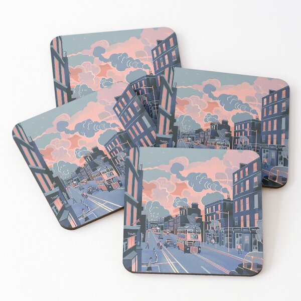 Item preview, Colorfull Cityscape Illustration designed and sold by nomiraclehere.