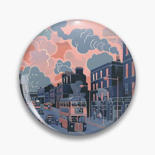 Item preview, Colorfull Cityscape Illustration designed and sold by nomiraclehere.