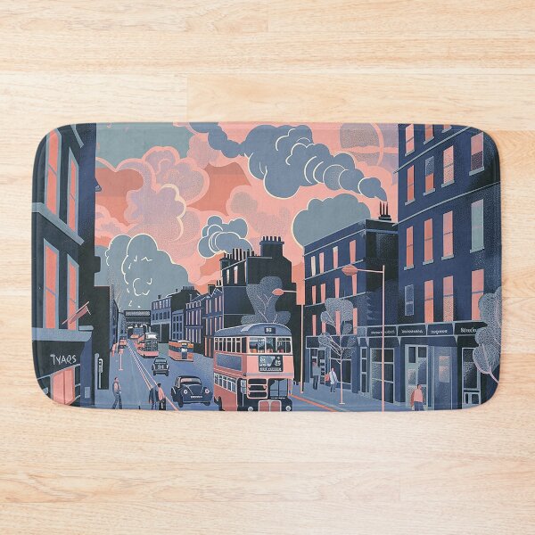 Item preview, Colorfull Cityscape Illustration designed and sold by nomiraclehere.