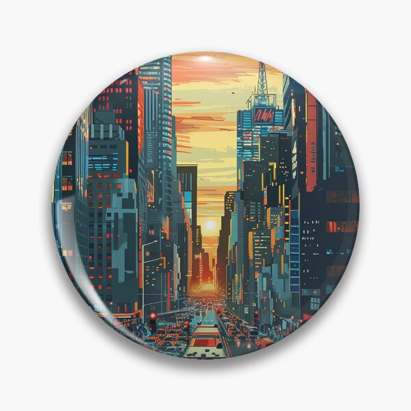 Item preview, Colorfull Cityscape Illustration designed and sold by nomiraclehere.