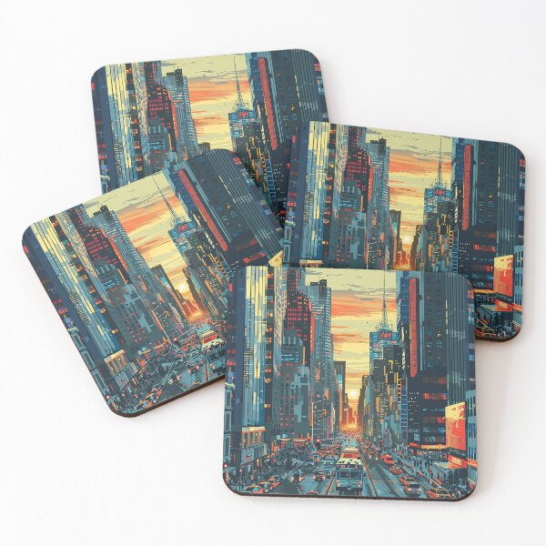 Item preview, Colorfull Cityscape Illustration designed and sold by nomiraclehere.