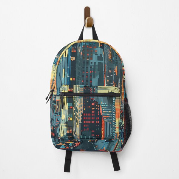 Item preview, Colorfull Cityscape Illustration designed and sold by nomiraclehere.
