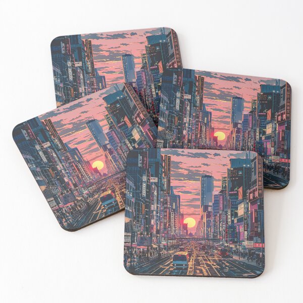 Item preview, Colorfull Cityscape Illustration designed and sold by nomiraclehere.
