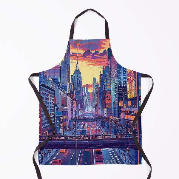 Item preview, Colorfull Cityscape Illustration designed and sold by nomiraclehere.
