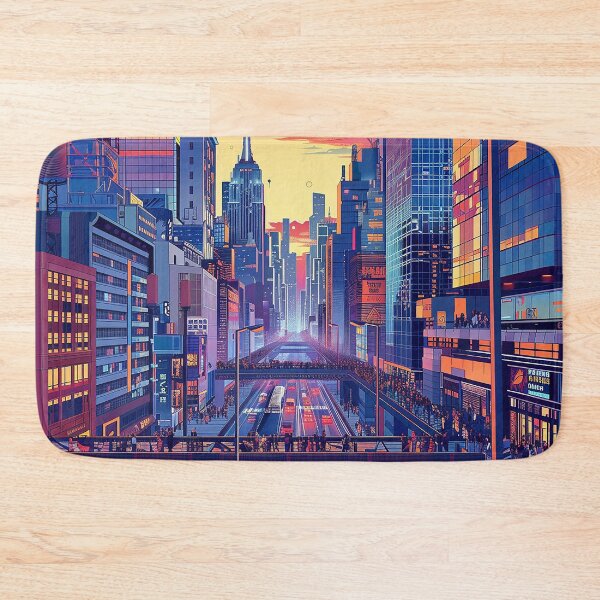 Item preview, Colorfull Cityscape Illustration designed and sold by nomiraclehere.
