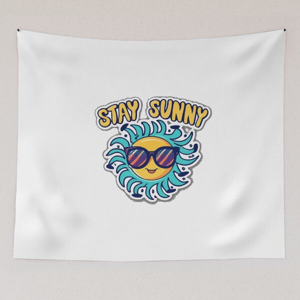 Item preview, Stay Sunny Radiant Cartoon Sun designed and sold by NiftyWrx.