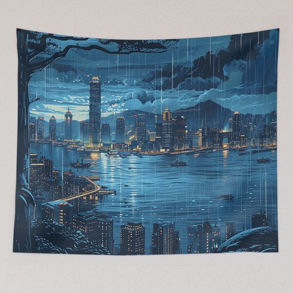 Item preview, Colorfull Cityscape Illustration designed and sold by nomiraclehere.