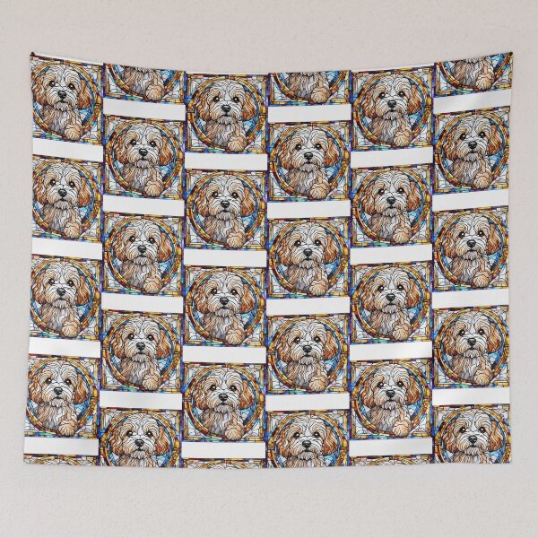 Item preview, Stained Glass Maltipoo designed and sold by Fredster1966.