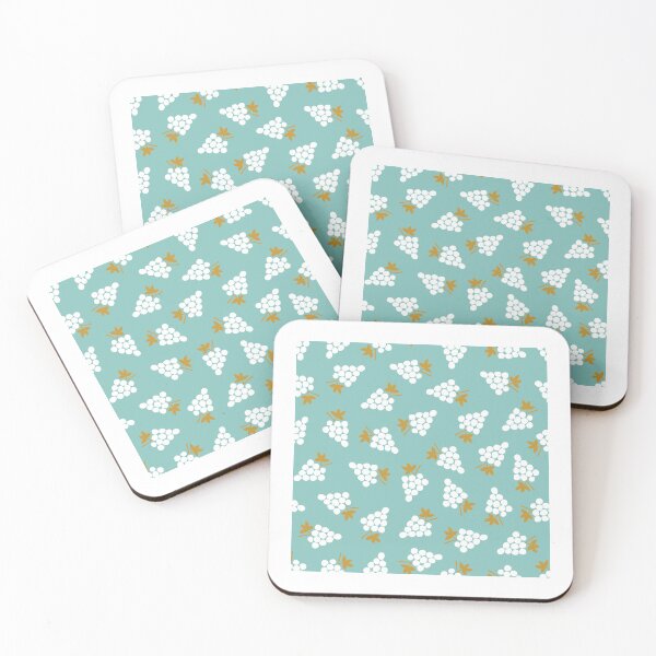 Item preview, Wine Grapes on Mint Background  designed and sold by anzelas.