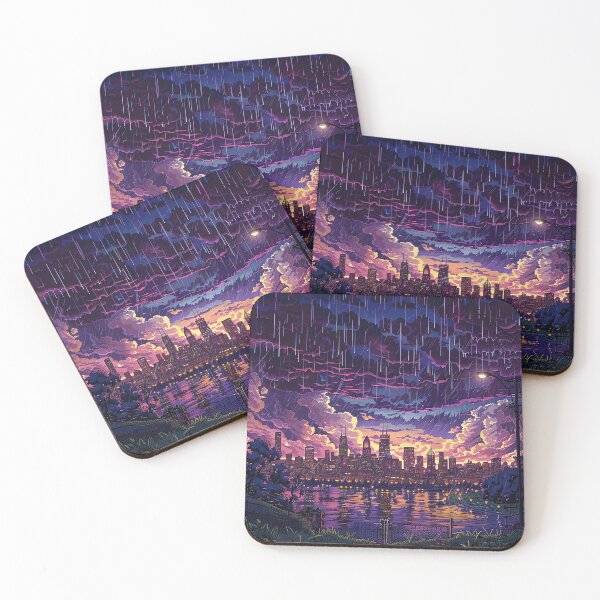 Item preview, Colorfull Cityscape Illustration designed and sold by nomiraclehere.