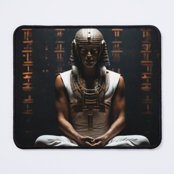 Item preview, Pharaoh in meditation designed and sold by TrendyTextiles.