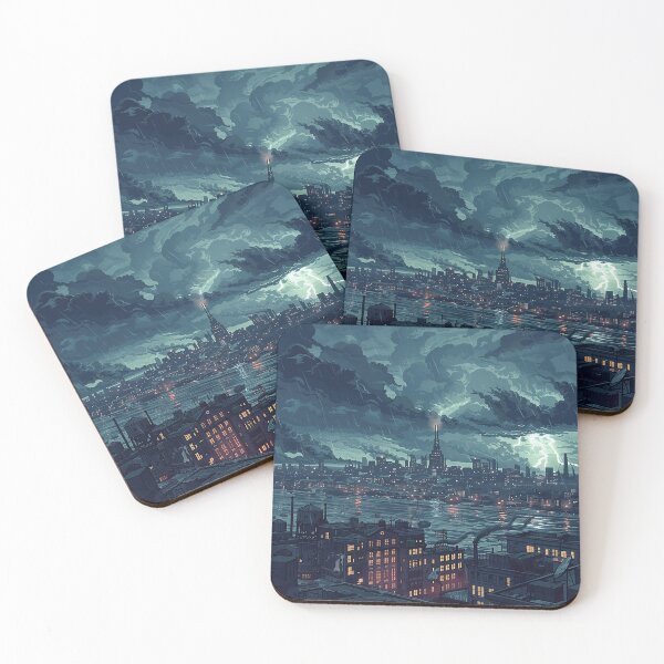 Item preview, Colorfull Cityscape Illustration designed and sold by nomiraclehere.