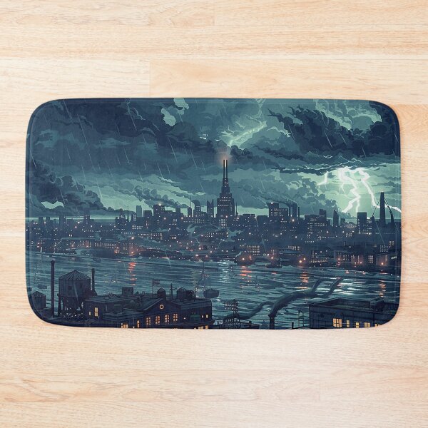 Item preview, Colorfull Cityscape Illustration designed and sold by nomiraclehere.