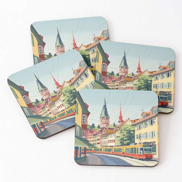 Item preview, Colorfull Cityscape Illustration designed and sold by nomiraclehere.