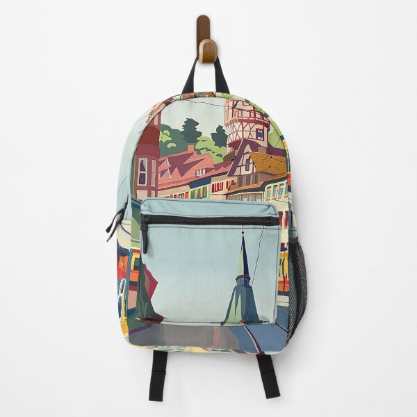 Item preview, Colorfull Cityscape Illustration designed and sold by nomiraclehere.