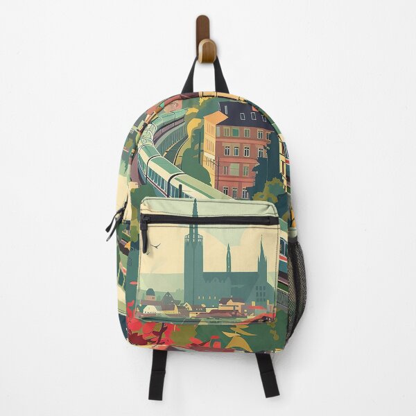 Item preview, Colorfull Cityscape Illustration designed and sold by nomiraclehere.