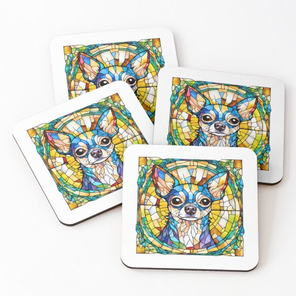 Item preview, Stained Glass Chihuahua designed and sold by Fredster1966.