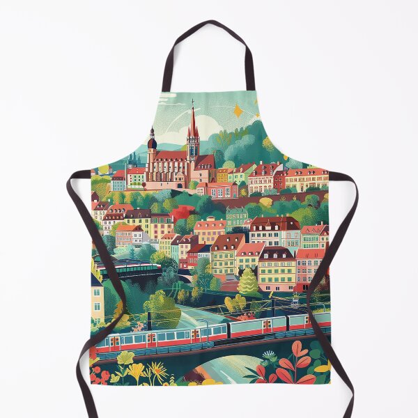 Item preview, Colorfull Cityscape Illustration designed and sold by nomiraclehere.