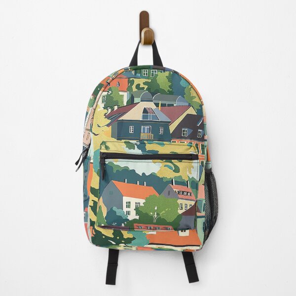 Item preview, Colorfull Cityscape Illustration designed and sold by nomiraclehere.