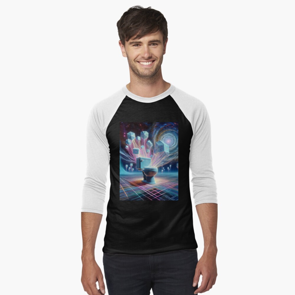 Item preview, Baseball ¾ Sleeve T-Shirt designed and sold by thomasdatt.