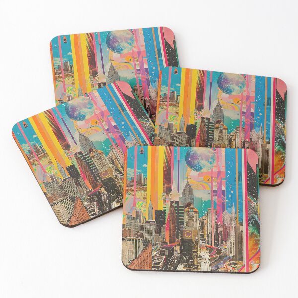 Item preview, Colorfull Cityscape Illustration designed and sold by nomiraclehere.