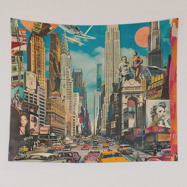 Item preview, Colorfull Cityscape Illustration designed and sold by nomiraclehere.