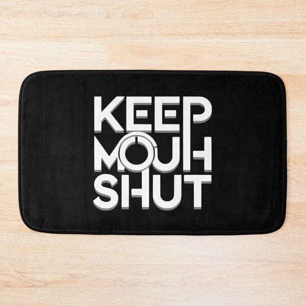 Item preview, Keep your mouth shut, street art culture designed and sold by Pflugart.