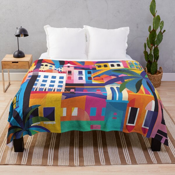 Item preview, Colorfull Cityscape Illustration designed and sold by nomiraclehere.