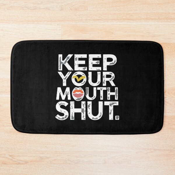 Item preview, Keep your mouth shut, street art culture designed and sold by Pflugart.