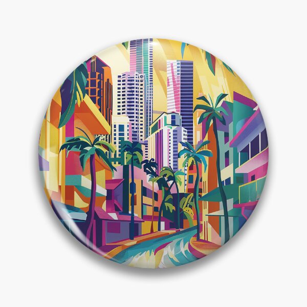 Item preview, Colorfull Cityscape Illustration designed and sold by nomiraclehere.