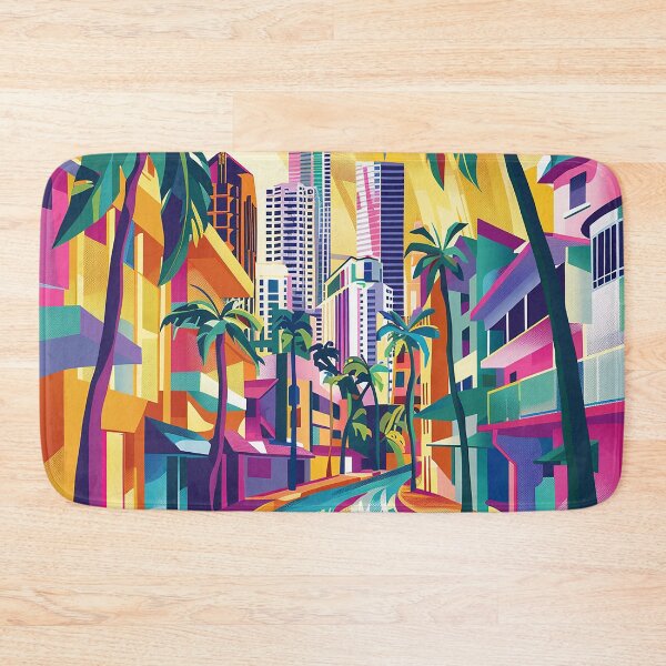 Item preview, Colorfull Cityscape Illustration designed and sold by nomiraclehere.