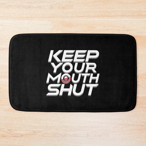 Item preview, Keep your mouth shut, street art culture designed and sold by Pflugart.