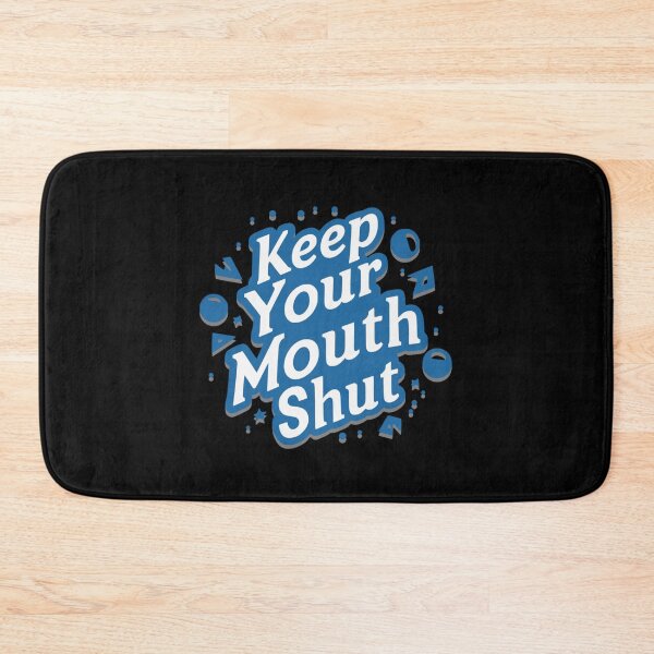 Item preview, Keep your mouth shut, street art culture designed and sold by Pflugart.