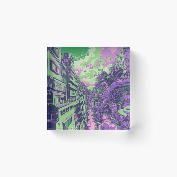 Item preview, Colorfull Cityscape Illustration designed and sold by nomiraclehere.