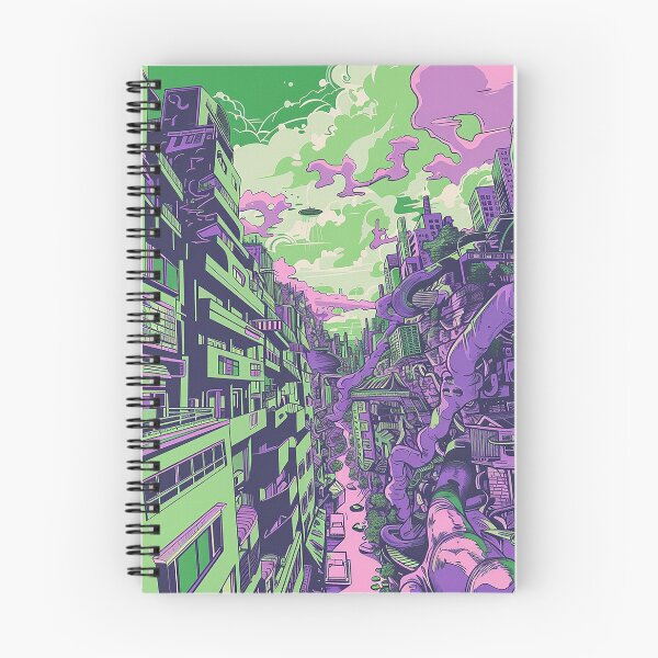 Item preview, Colorfull Cityscape Illustration designed and sold by nomiraclehere.