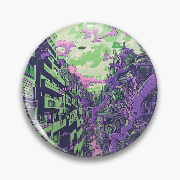 Item preview, Colorfull Cityscape Illustration designed and sold by nomiraclehere.
