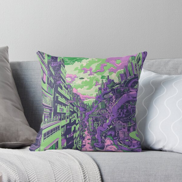 Item preview, Colorfull Cityscape Illustration designed and sold by nomiraclehere.