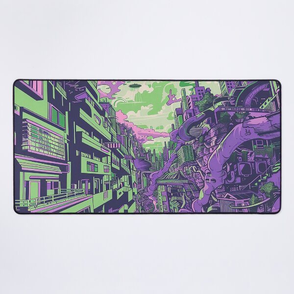 Item preview, Colorfull Cityscape Illustration designed and sold by nomiraclehere.