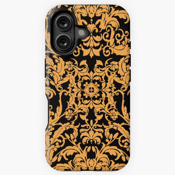 Vista previa del artículo con la obra «Flores clásicas, color dorado.», diseñado y vendido por Angkor2469.