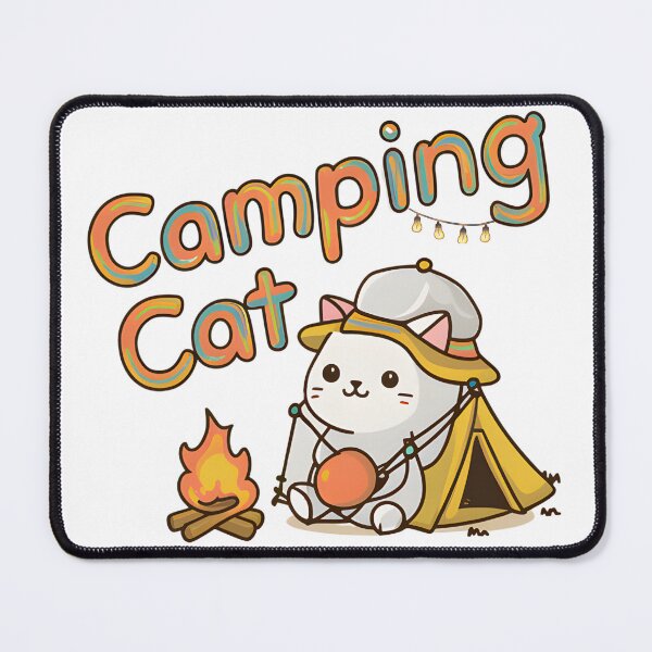 Item preview, Camping Cat designed and sold by deviatepolo.