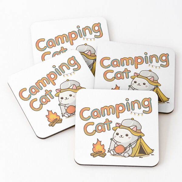 Item preview, Camping Cat designed and sold by deviatepolo.