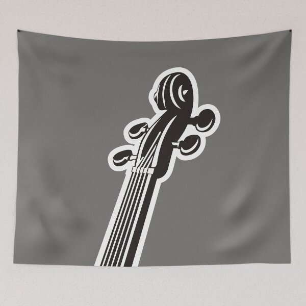 Item preview, Violin Pegbox Square Icon designed and sold by sifis.