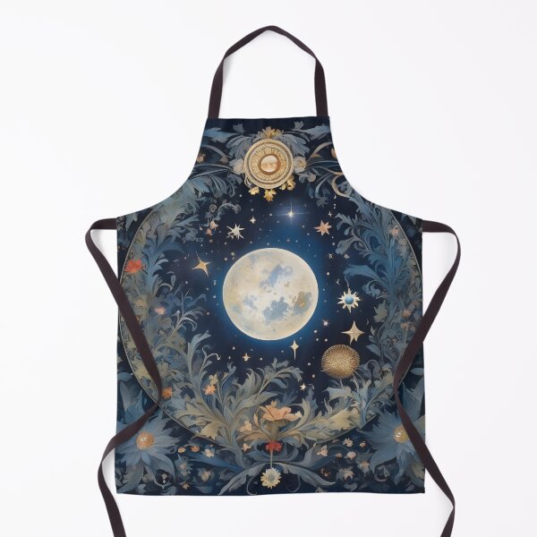 Item preview, William Morris Inspired Moon and Stars designed and sold by Tamas Das.