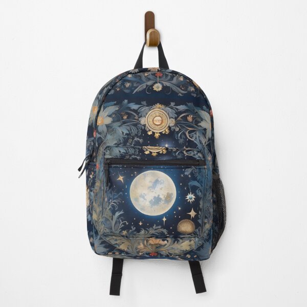 Item preview, William Morris Inspired Moon and Stars designed and sold by Tamas Das.
