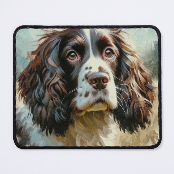 Item preview, English Springer Spaniel Acrylic Painting designed and sold by CritterManiaUK.