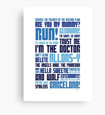 Gallifrey Canvas Print