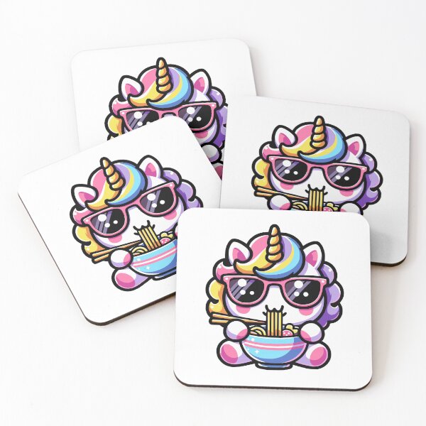 Item preview, Unicorn Eating Ramen designed and sold by PeelZinc.